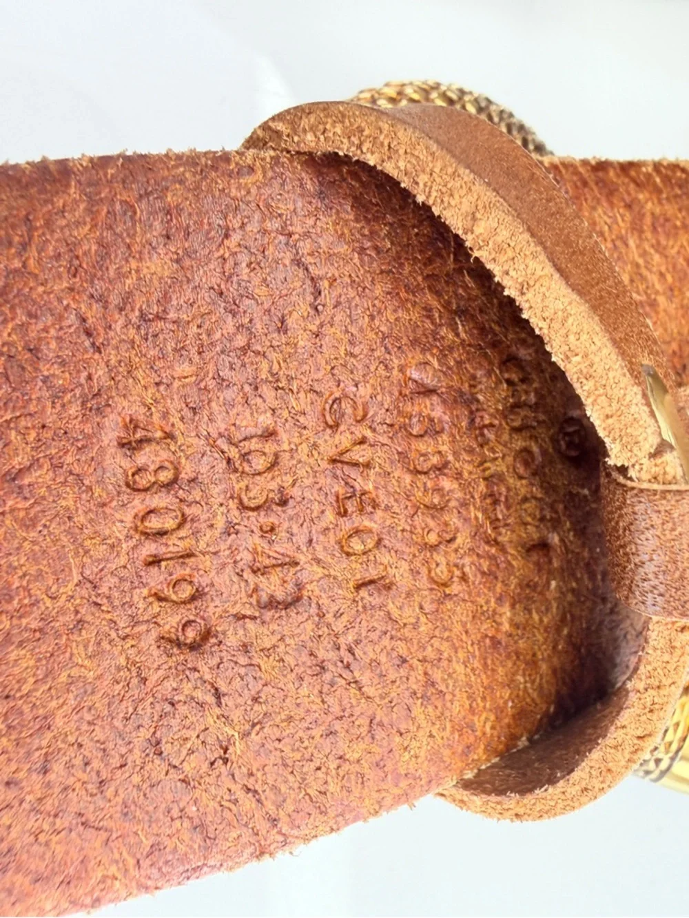 Gucci Rare Brown Leather Belt with Gold Snake Buckle 453935 105/42